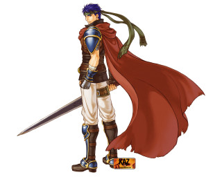 Man red cape sword standing - bedwyr williams free wallpaper