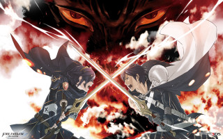 Anime characters fighting demon swords 2 - sots art free wallpaper