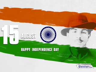 Man hat flag happy independence - happy free wallpaper