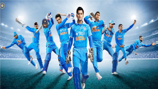 Men blue uniforms dancing field - a group of men free wallpaper