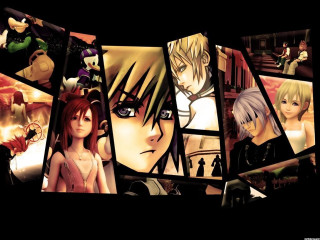 Anime collage expressions character faces - final fantasy free wallpaper