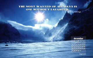 Calendar mountain sky clouds sun - a calendar free wallpaper
