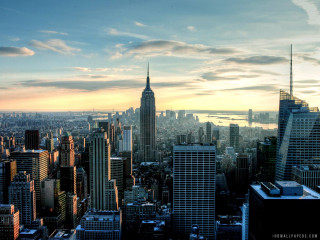 City skyline river sunset tokyo - americo makk free wallpaper for desktop