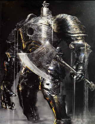Knight holding sword painting artwork - a sword and a sword free wallpaper