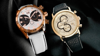 Watches black surface white strap - a black surface free wallpaper