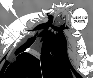 Black white anime longhair dragon - anime character free wallpaper