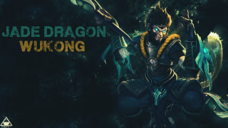 Jade dragon wuk kong sword - a character free wallpaper