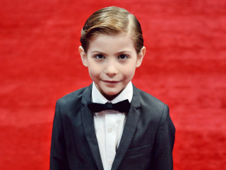 Young boy tuxedo bow tie 3 - adam rex free wallpaper