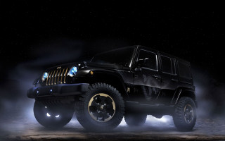Black jeep night sky fog - the night sky free wallpaper