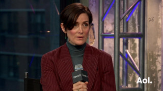 Woman red jacket turtleneck microphone - barbizon school free wallpaper
