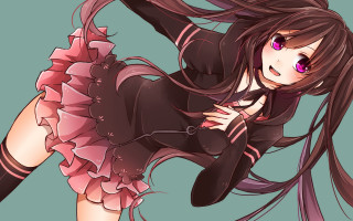 Girl hoodie purple eyes long - her hip free wallpaper