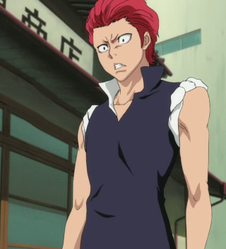 Man red hair blue shirt - a screenshot free wallpaper