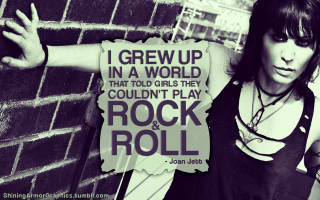 Woman brick wall sign rock - punk art free wallpaper