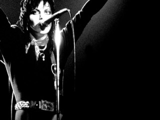 Woman microphone hand - punk art free wallpaper