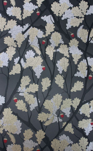 Leaves berries dark background red - a dark background free wallpaper