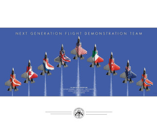Fighter jets flags sky poster - the sky free wallpaper