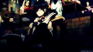 Group people brick wall dark - ufotable free wallpaper