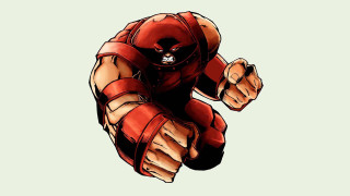 Man red costume fist mask - a drawing of a man free wallpaper