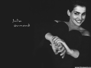 Woman black dress smiling outstretched - the side of her face free wallpaper