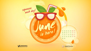 Calendar orange sunglasses summer fun - a circle free wallpaper