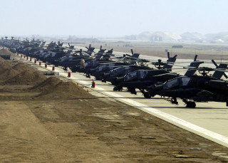 Military planes parking runway desert - armor free wallpaper for desktop