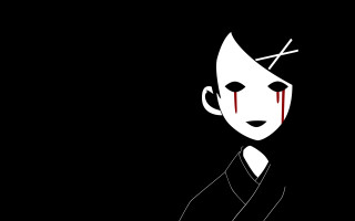 Cartoon character knife hair blood - a knife free wallpaper for desktop