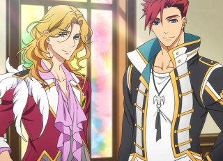 Anime couple window colorful background - anne said free wallpaper