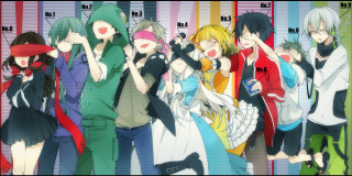 Anime characters group wall clock - madhouse free wallpaper