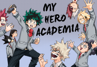 My hero academy cartoon characters - autodestructive art free wallpaper