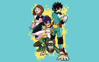 Cartoon man woman dog cat - his lap free wallpaper