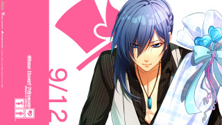 Anime blue hair candy bag - color scheme free wallpaper