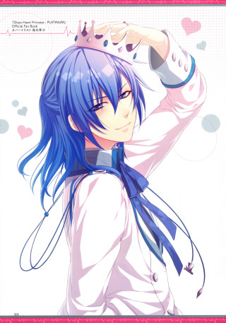 Blue haired girl white shirt 2 - a white shirt free wallpaper