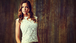Woman white top skirt brown - private press free wallpaper for desktop