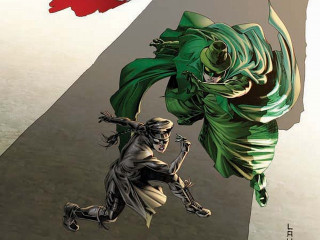 Comic battle woman man green - a green cape free wallpaper