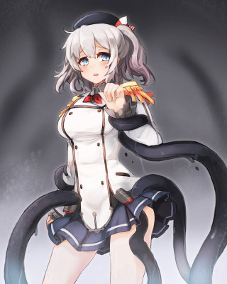 Sailor woman cat tails octopus - cobra free wallpaper