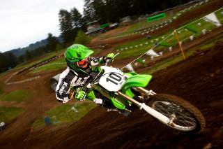 Dirt bike riding track trees - a person riding free wallpaper