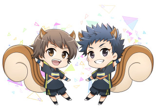 Anime characters horns tails fantasy - a dress free wallpaper