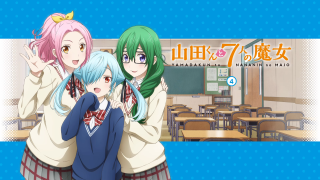 Anime girls classroom arms around - amazing free wallpaper