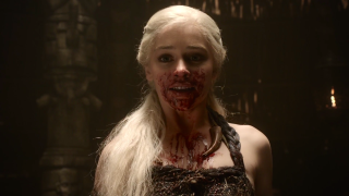 Woman white hair zombie dark - game free wallpaper
