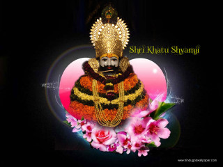 Hindu god statue flowers heart - single body free wallpaper