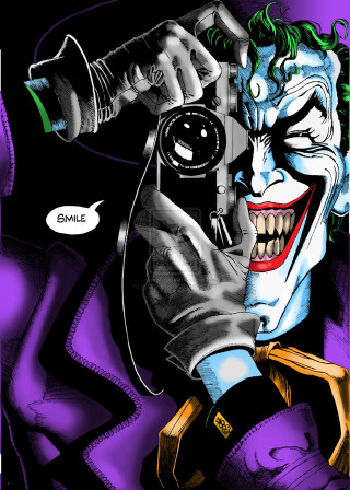 Comic character camera strip caption - pop surrealism free wallpaper