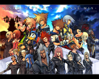 Kingdom final mix characters group - final fantasy free wallpaper