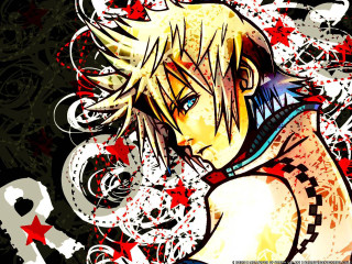 Anime artistic character expression chest - his face and chest free wallpaper