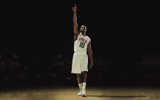 Man white uniform basketball dark 2 - a white uniform free wallpaper