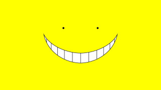 Yellow background smiling face black - armin hansen free wallpaper