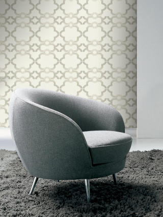 Chair shaggy rug patterned wall - a wall free wallpaper
