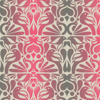 Pink grey pattern bird back - bird free wallpaper