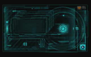 Futuristic computer screen green light - a green light free wallpaper
