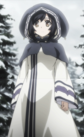 Woman white dress black hat 9 - a hood free wallpaper
