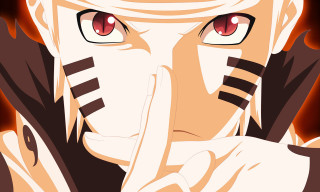 Man red eyes white hat - his right hand free wallpaper